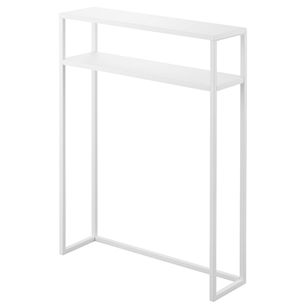 tower タワー 棚付きコンソールテーブル ホワイト 10393