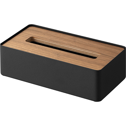 RIN リン 蓋付きコンパクトティッシュケース ブラウン 10604