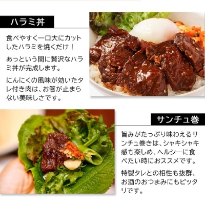 肉 ハラミ 焼肉 バーベキュー タレ漬け 1.5kg (500g×3パック) 業務用 大容量 ハラミ 秘伝の特製タレ漬け ハラミ 肉 焼肉 焼き肉 食品 お肉 牛肉 ハラミ ホルモン バーベキュー BBQ キャンプ 冷凍