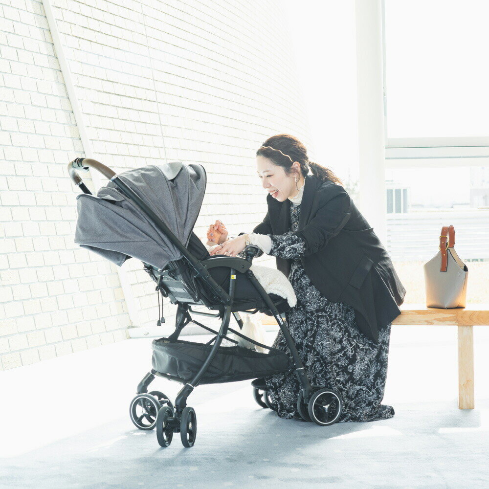 Aprica アップリカ ラクーナ クッション AF A型ベビーカー グレー GR 2182902