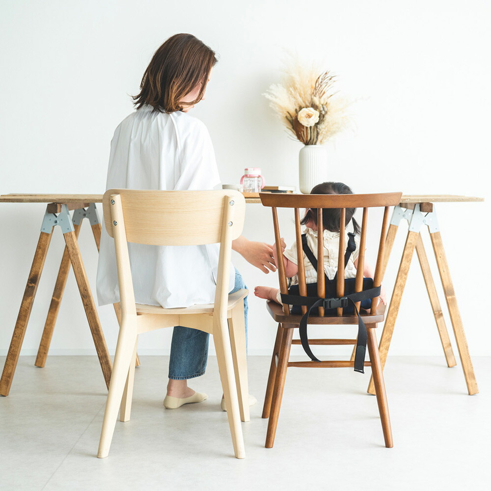 CARRY FREE キャリフリー チェアベルトホールド プラス ベビーチェア 汚れにくい 補助ベルト キャメル 01-176