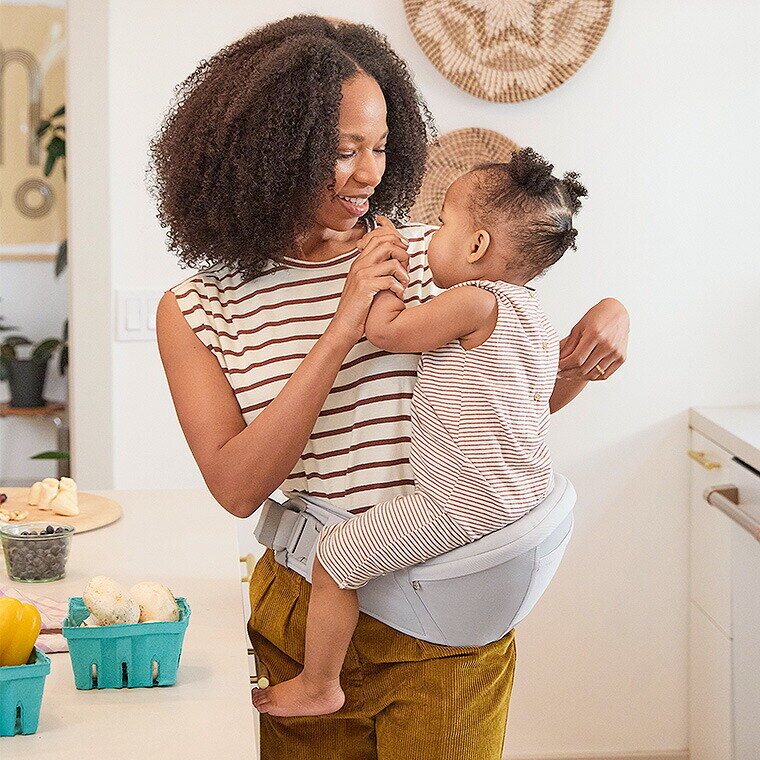 エルゴベビー リフト ヒップシート Ergobaby Lift パールグレー 2年保証 SG規格