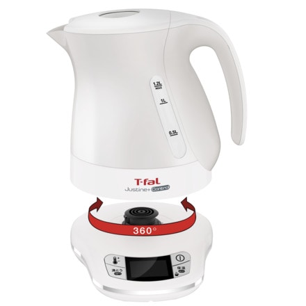 ティファール T-fal 電気ケトル kettle ジャスティン プラス コントロール 1.2L ホワイト