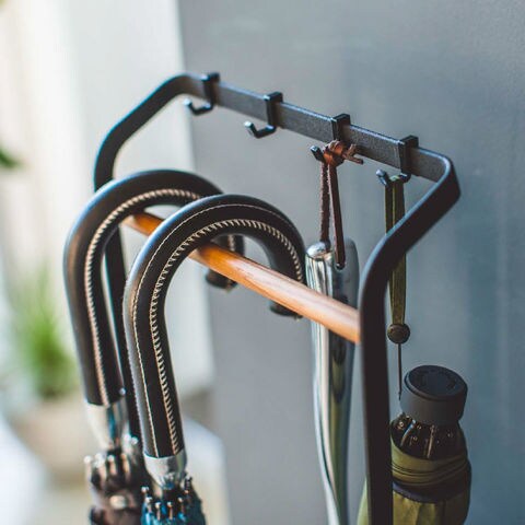 山崎実業 公式 tower 引っ掛けアンブレラスタンド タワー ブラック 3863