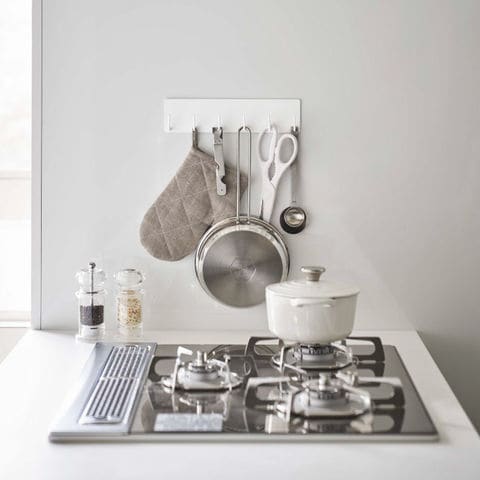 山崎実業 公式 tower マグネットキッチンツールフック タワー ブラック 5135