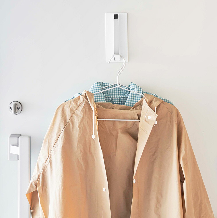 山崎実業 公式 tower マグネット折り畳みハンガー タワー ブラック 5988