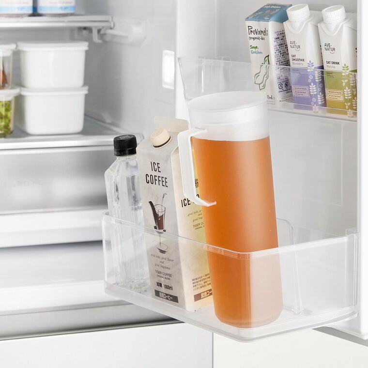tower 熱湯が注げる冷水筒 タワー ラウンド 1.2L 山崎実業 10686 10687 / ブラック