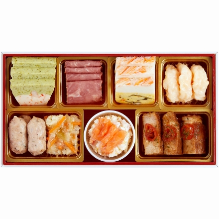 冷凍おせち 2～3人前 千賀屋謹製 「華千歳」 三段重 ( 32品目 ) 【販売終了日：2024月12月10日】