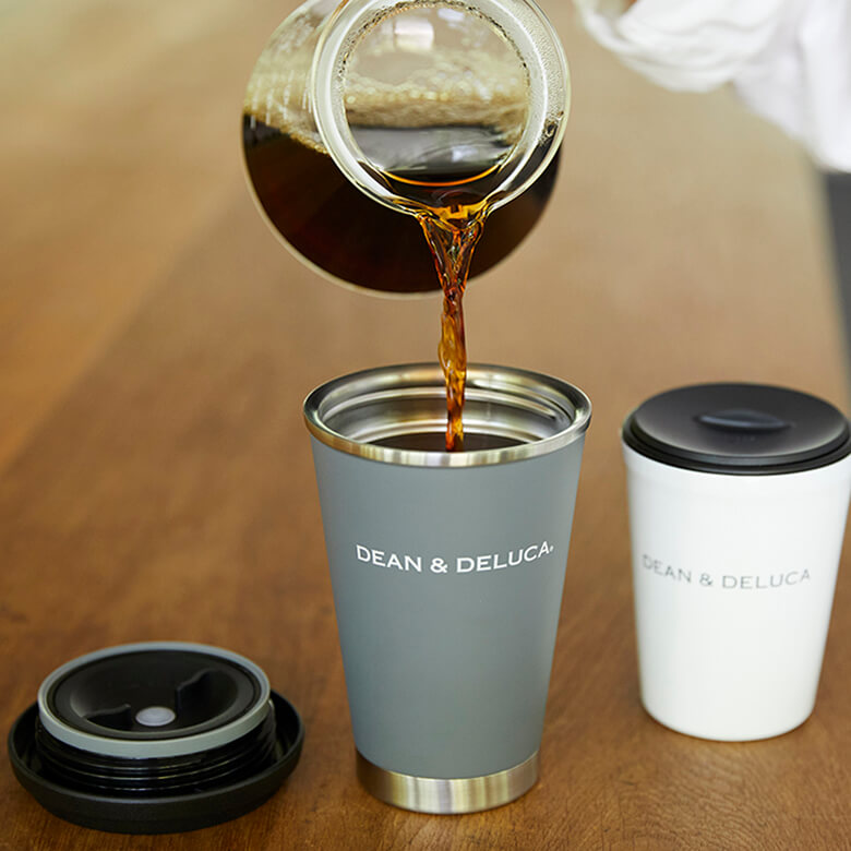 DEAN & DELUCA サーモタンブラー　チャコールグレー350ml