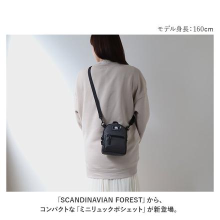 SCANDINAVIAN FOREST ミニリュックポシェット ポシェット ブラック