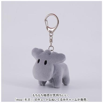 moz モズ ぬいぐるみチャーム ブルー