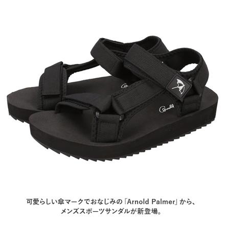 Arnold Palmer メンズ スポーツサンダル AL5051 27.0cm オールブラック