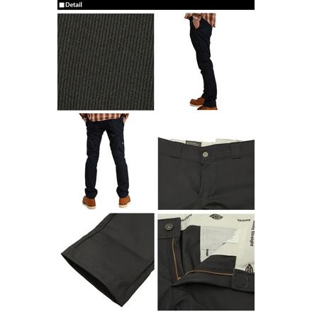 ディッキーズ Dickies 801 スキニー ワークパンツ チャコール W29xL32