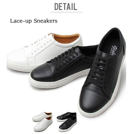 gLabeLLa LACEUP SNEAKERS S(約25cM-25.5cM) BLACK