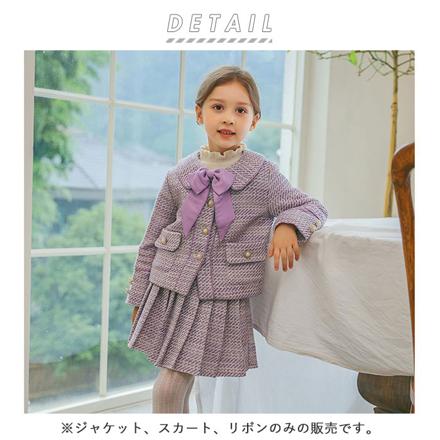 子供服 セットアップ ツーピース スーツ kkSuit86 120cM ホワイト