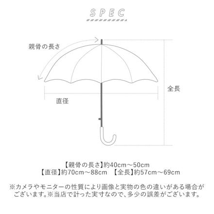 クッカヒッポ かさ 安全手開き式 子供用 長傘 40cM ガーデン