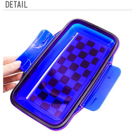 ルボア オム ドームランチボックス 1000ml 弁当箱 ブルー