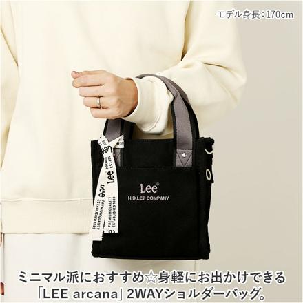 LEE arcana 2WAY ショルダーバッグ 320-1301 ショルダーバッグ ブラック