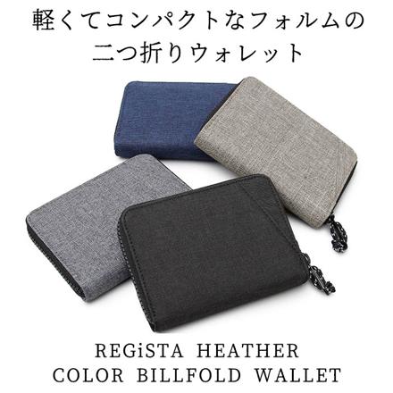 REGiSTA HEATHER COLOR BILLFOLD WALLET 財布 BLACK