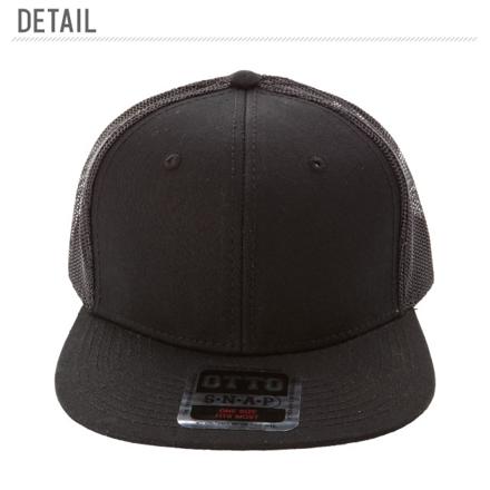 オット OTTO 141-1070 Cotton Twill Flat Visor MESHBACK 1.Blue