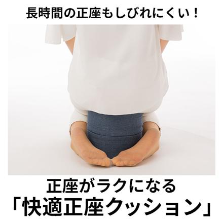 快適正座クッション クッション ネイビー