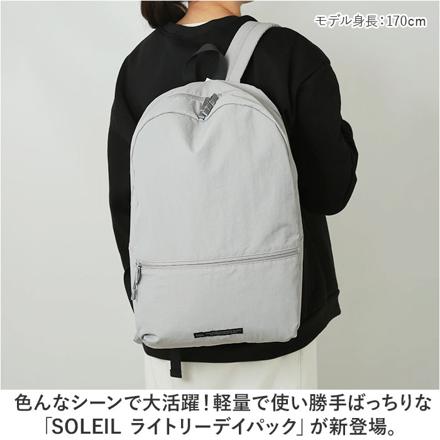 SOLEIL ライトリーデイパック デイバッグ 01.BLACK