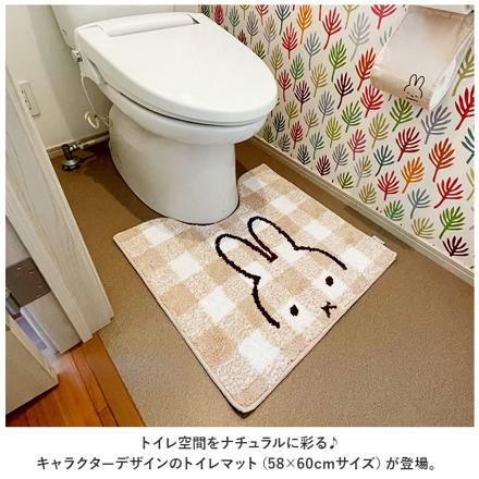 キャラクター トイレマット 58×60cM トイレマット スヌーピー.花いっぱい/BL