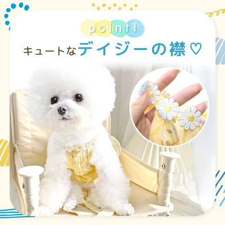 MILASIC 犬用 ギンガム ワンピース グリーン Sサイズ TN-DFOP-GR-S