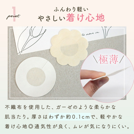 MILASIC 使い捨て ニップレス 120枚 丸形 TN-DPNPC-CRL