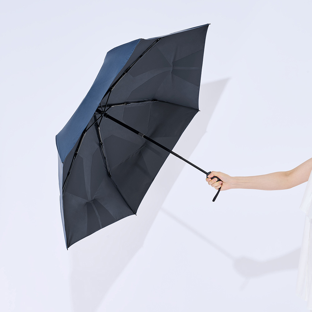 Toffy サンマスター 瞬納UV自動開閉傘〈晴雨兼用〉 HUL4-NV ネイビー