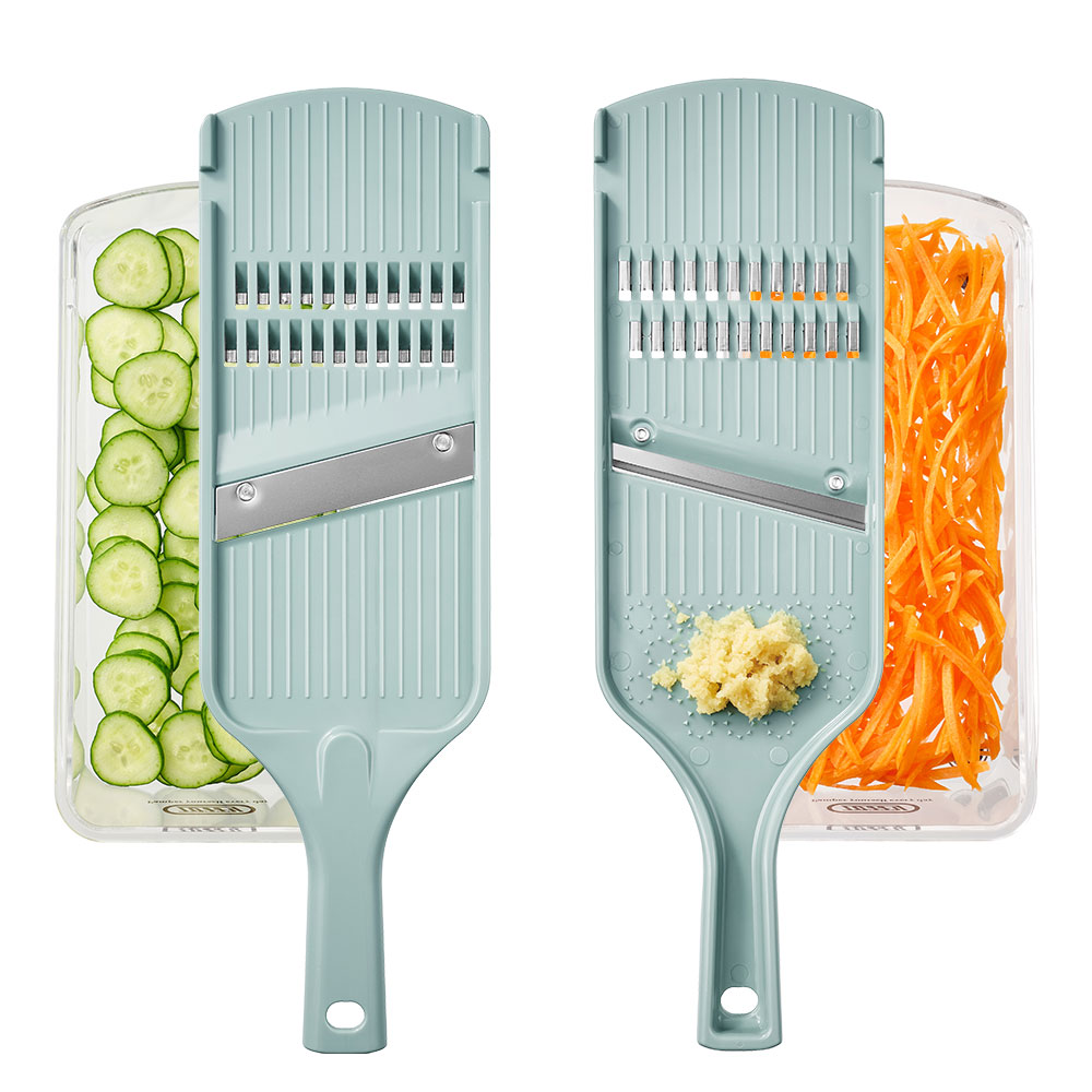 Toffy 両面ハンディスライサー ペールアクア K-HC15-PA