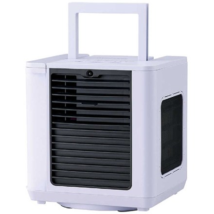 Shop Japan ショップジャパン 卓上クーラー ここひえ R8 ホワイト CCH8WHWS 冷風扇 扇風機 持ち運び ポータブル 軽量 省エネ 暑さ対策