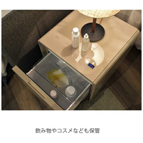 LOOZER ロイヤル STB30 SMART TABLE スマートテーブル 冷蔵庫機能付き APRICOT SAPPHIRE アプリコットサファイア インテリア家電 おしゃれ