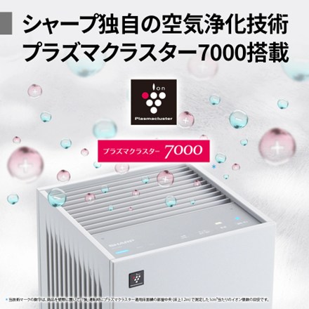 SHARP シャープ 空気清浄機 プラズマクラスター 7000 FU-U40-W ホワイト系 コンパクト
