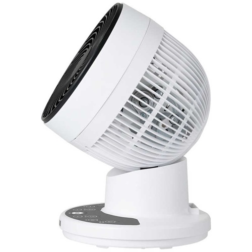 サーキュレーター DCモーター搭載 (省エネタイプ) 自動首振り機能あり 18畳 リモコン付き ホワイト シィーネット CCDS313WH