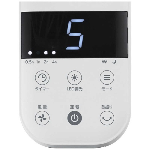 壁掛扇風機 DCモーター搭載 リモコン付き ホワイト シィーネット CKDF308WH