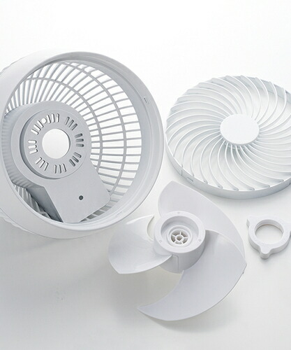 多機能3Dスイング DCターボサーキュレーター360 18畳 ホワイト スリーアップ CF-T2493WH