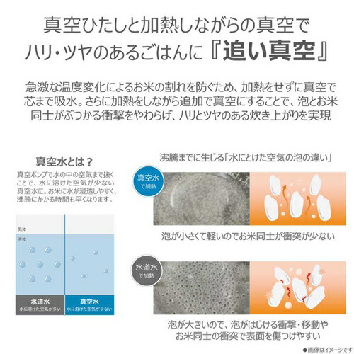 真空IHジャー炊飯器 5.5合炊き 炎匠炊き ミルキーホワイト 東芝 RC-10RXA(W)