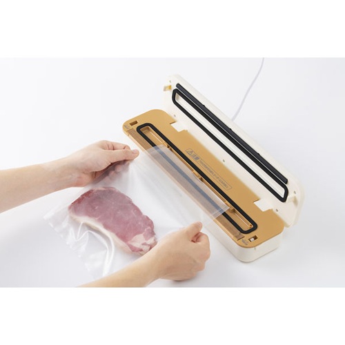 真空パック機 フードシーラー スリム アイリス VPF-S50 シンプルデザイン 酸化防止 鮮度を保つ