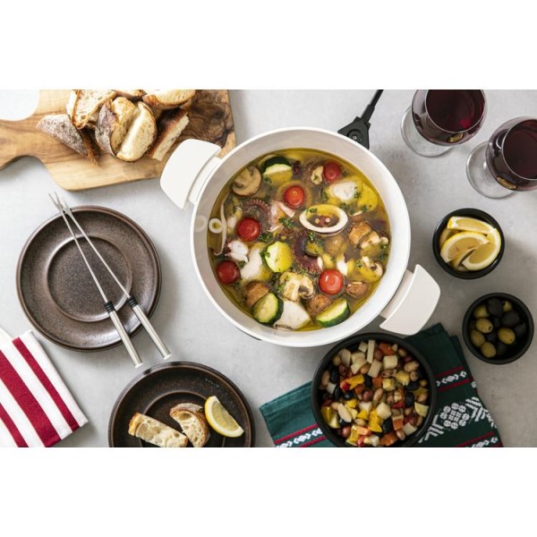 電気フライヤー ホワイト テーブルフライヤー ピーコック WCT-90-W