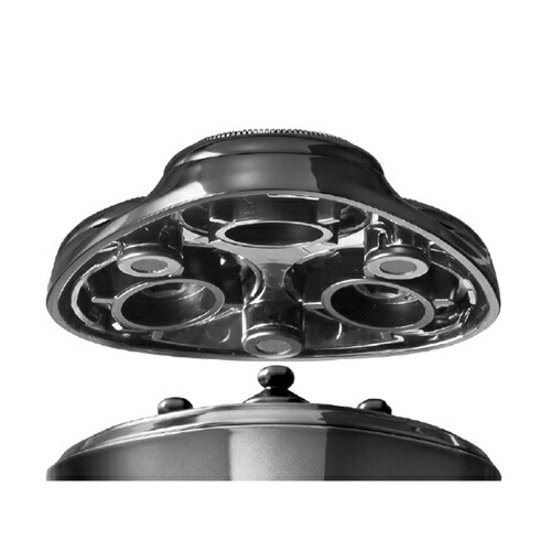 USB充電３ヘッドシェーバー グレー コイズミ KMC-0810/H