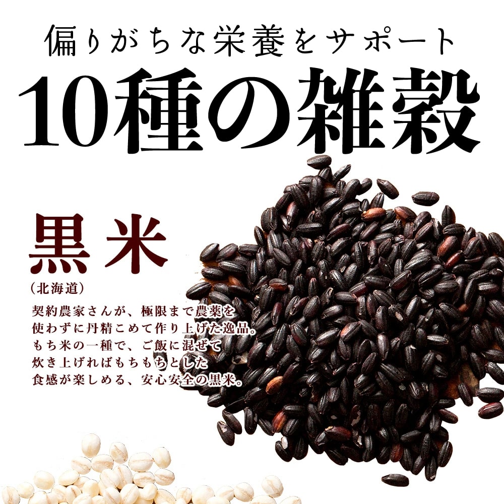 雑穀米本舗 国産 胡麻香る十穀米 1.8kg(450g×4袋)