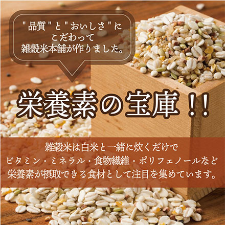 雑穀米本舗 国産 健康重視ヘルシーブレンド 1.8kg(450g×4袋)