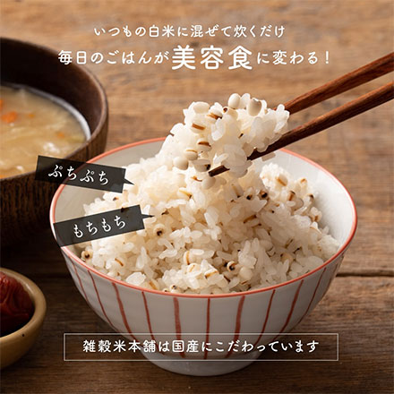 雑穀米本舗 国産 はと麦 (丸粒) 2.7kg(450g×6袋)