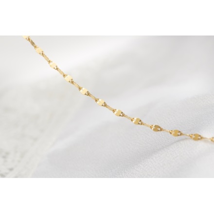 純金　ペタルチェーン　約1.2ｇ