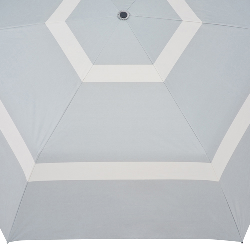 hands＋　超軽量一級遮光折りたたみ傘　６０ｃｍ　グレーボーダー