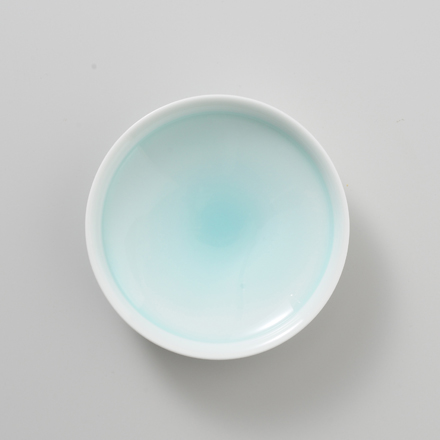 たち吉　月の雫　菓子皿〈5枚〉　5000086　青磁色