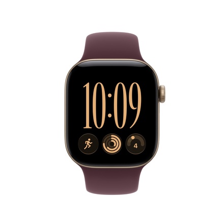 Apple 42mmケース用バーガンディスポーツバンド - S/M