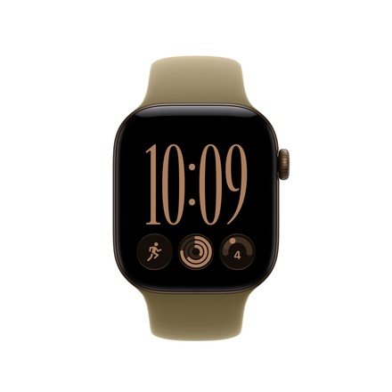 Apple 42mmケース用オリーブスポーツバンド - S/M