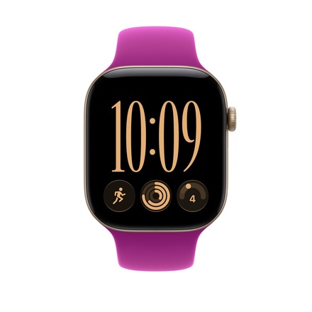 Apple 46mmケース用マゼンタスポーツバンド - S/M